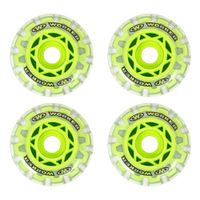 Náhradní kolečka na kolečkové brusle WORKER TriGo Skate 64mm zelená