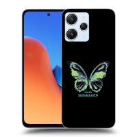 Silikónový čierny obal pre Xiaomi Redmi 12 5G - Diamanty Blue