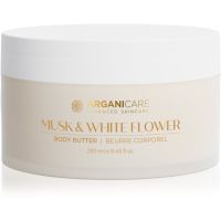 Arganicare Body Butter Musk & White Flower maslo za telo z arganovim oljem 250 ml
