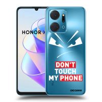 Silikónový prehľadný obal pre Honor X7a - Evil Eye - Transparent