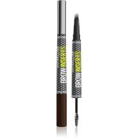 MAYBELLINE NEW YORK Brow Inserts fix na obočie s kefkou 2 v 1 odtieň 4.5 Ash Brown 1.25 ml