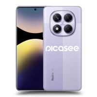 Silikónový prehľadný obal pre Xiaomi Redmi Note 14 Pro 4G - Picasee - new logo - white