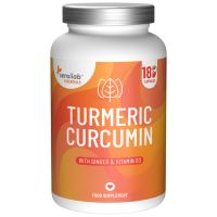 Mizellen Kurkuma 180 Kapseln - Curcuma Kapseln Hochdosiert 1000 mg mit Vitamin D3 + Ingwer - 185x höhere Bioverfügbarkeit | Sensilab