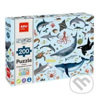 Ohrožená zvířata v oceánu - puzzle z kategorie Naučné puzzle