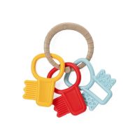 Chicco Eco+ Teething Key Ring grizalo 3 m+ 1 kos