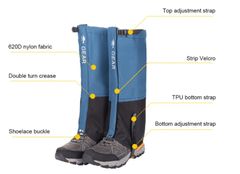 Gear Návleky na topánky, vodotesné, do snehu, vody aj blata Farba: Modrá, Veľkosť: L