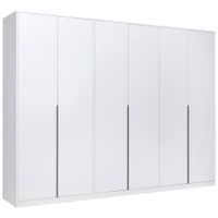 P & B SKRIŇA S OTOČNÝMI DVERAMI, biela, 276/211/53 cm