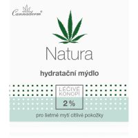 Cannaderm Natura Moisturizing soap pH 5.5 vlažilno milo s konopljinim oljem 100 g