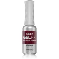 Orly Gelfx Gel gel lak za nohte z uporabo UV/LED lučke odtenek Red Rock 9 ml