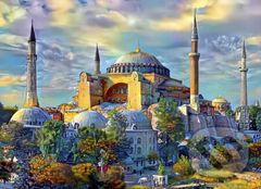 Hagia Sophia, Istanbul, Turkey - puzzle z kategorie Umělecké