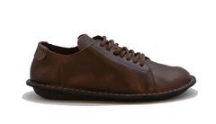 VIBAe LISBOA Leather Cocoa Brown Unisex - Încălțăminte VIBAe - Maro - LISRLCOBB-9 - Size: 9