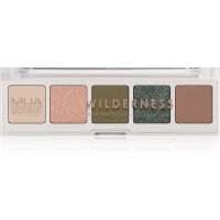 MUA Makeup Academy Professional 5 Shade Palette Lidschattenpalette Farbton Wilderness 3,8 g