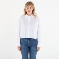 Πουκάμισο Calvin Klein Jeans Solid Boxy Cropped Shirt White M