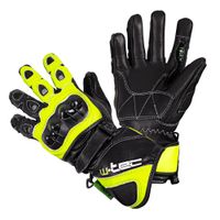 Motocyklové rukavice W-TEC Supreme EVO černo-zelená 3XL