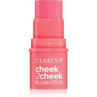 Claresa Cheek 2 Cheek кремові рум'яна у формі стіку відтінок 02 Neon Coral 6 гр