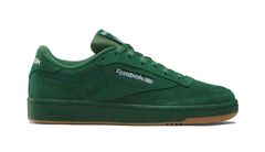 Reebok Club C 85 - Pánske - Tenisky Reebok - Zelené - 100074451 - Veľkosť: 40.5