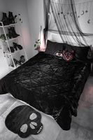 Tagesdecke KILLSTAR - Jet Velvet - schwarz