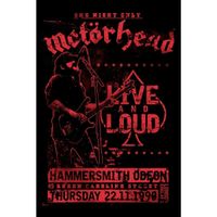 plakát Motörhead - Live and loud