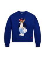 Polo Ralph Lauren Pulover  kraljevsko plava / svijetlosmeđa / crvena / bijela