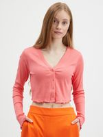 Noisy May Drakey Cardigan Rosa