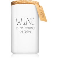 My Flame Fresh Cotton Wine Is My Partner In Crime ароматна свещ 7x12 см