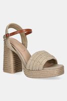 Sandále Tommy Hilfiger ROPE HEEL PLATFORM SANDAL