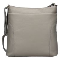 Női bőr crossbody kézitáska Italia Emma - sötét bézs