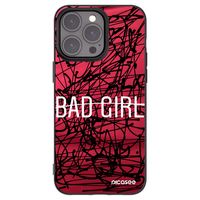 Silikónový čierny obal pre Apple iPhone 15 Pro Max - zlá holka