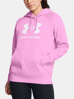 Under Armour UA Rival Fleece Big Logo Hdy Majica dugih rukava ružičasta