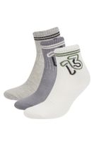 DEFACTO Size 3-Pack Cotton Long Socks