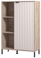 Vitrína i bez osvetlenia xaden - dub šedý/béžová