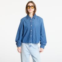 Πουκάμισο Calvin Klein Jeans Cropped Ls Shirt Blue M