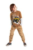 mshb&g Jeep Car Boy T-shirt Gabardine Trousers Set
