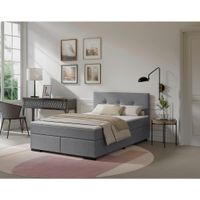 MID.YOU BOXSPRINGOVÁ POSTEĽ, 140/200 cm svetlosivá