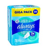 Always hygienické vložky Ultra Normal 1, Giga Pack, 38 ks