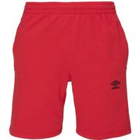 Umbro FRENCH TERRY SHORT ESSENTIALS Мъжки трикотажни къси панталони, червено, размер