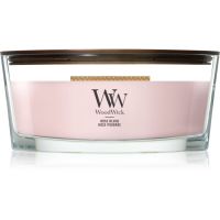 Woodwick Rose Blush lumânare parfumată cu fitil din lemn 453.6 g