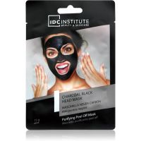 IDC Institute Charcoal Blackhead Mask Abziehmaske mit Aktivkohle gegen Mitesser 15 g