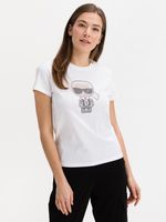 Karl Lagerfeld Tricou Alb