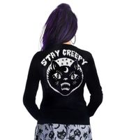 džemper žensko - SPOOKY CATS - TOO FAST - WCKN-T-SPCAT M