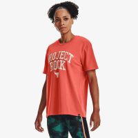 T-shirt Under Armour Project Rock Heavyweight Campus T-Shirt Orange M