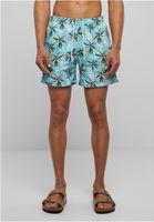 Patterned Swimsuit Shorts Tropical Bird Aop