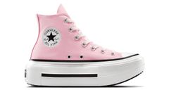 Converse Chuck Taylor All Star Lift Double Stack - Unisex - Tenisky Converse - Ružové - A15012C - Veľkosť: 39.5