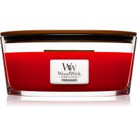 Woodwick Pomegranate ароматна свещ с дървен фитил (hearthwick) 453.6 гр.