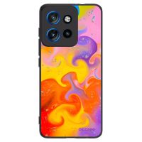 Silikónový čierny obal pre Motorola Edge 50 Neo - Bubbles
