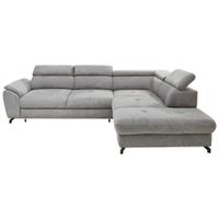 Stylife ROHOVÁ SEDAČKA, textil, šedá