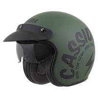 Moto přilba Cassida Oxygen Gear 2.0 zelená matná/černá L (59-60)