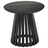 Livetastic PRÍRUČNÝ STOLÍK, mangové drevo, čierna