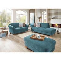 Sit & More LEŇOŠKA, textil, petrolejová
