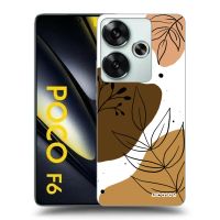 Silikónový čierny obal pre Xiaomi Poco F6 - Boho style